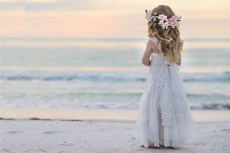 girls white beach dress Girls Spring Dress, Girls Summer Dress, Cowgirl Dress, Girls Lace Dress, Toddler Lace Dress, Lace Dresses for Girls, Girls Beach Dress