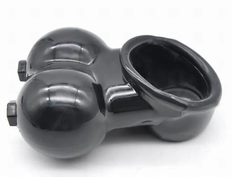 Wholesale,silicone Men scrotum bondage penis ring Cage Cock Rings Time Delay Sex Toys Silicone Ring Ball Stretcher1402099