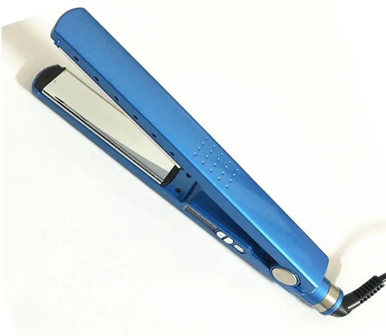 Nano Titanium Hair Strainter Pro 450F 1 4 Plate rätning Irons Flat Iron Curler Fivespeed Temperaturkontroll rakt2625169197