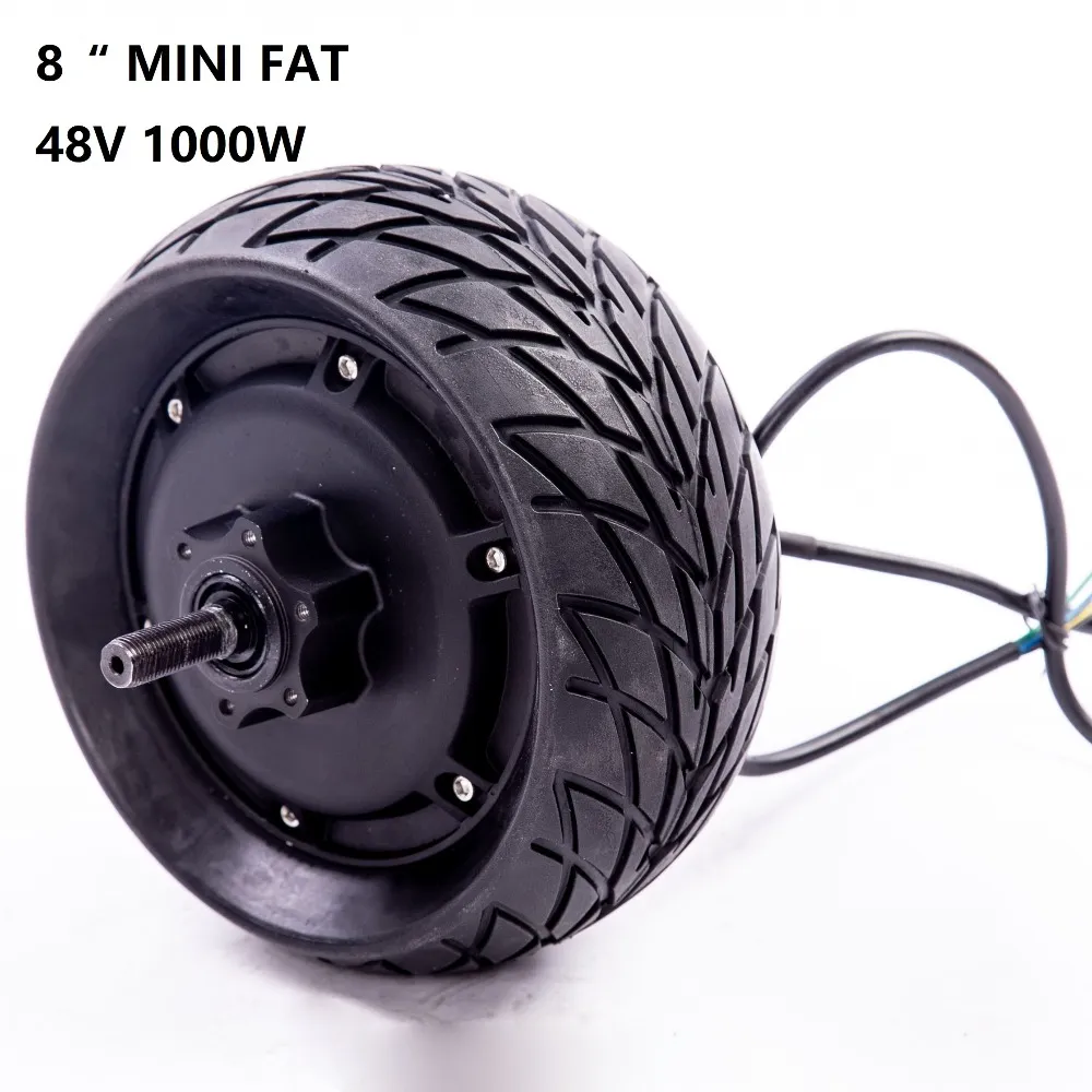 8 "Mini Fat 200*90 Motore del Mozzo 48v 1000w Paraurti Auto Motore Coperta Carrello Motore Robert Motore E Bici Motore Scooter elettrico motore