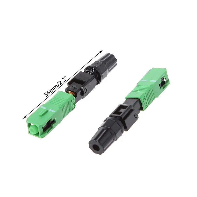 Freeshipping 100 Stück SC/APC optischer Schnellstecker-Ohradapter, Faser-Schnellstecker-Flansch, Drop Ship LS'D-Werkzeug