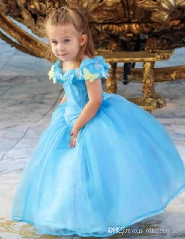 strapless open back dress Sequined Mesh Fluffy Birthday Dress for Little Girls Princess Dress –  marryshe