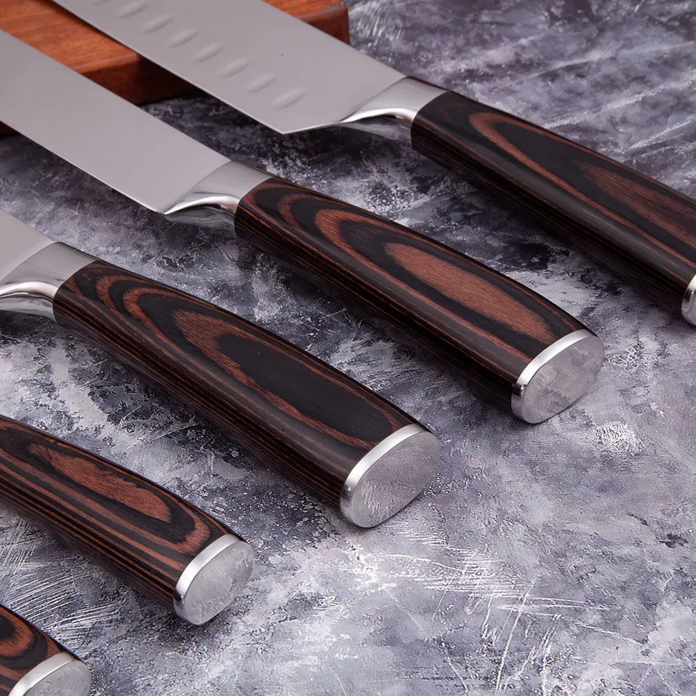 Cuchillo de Japón Forjado a Mano Cuchillo de Carne Cuchillo de Cocina con  Cuchillo de Cocina de Acero de Alto Carbono