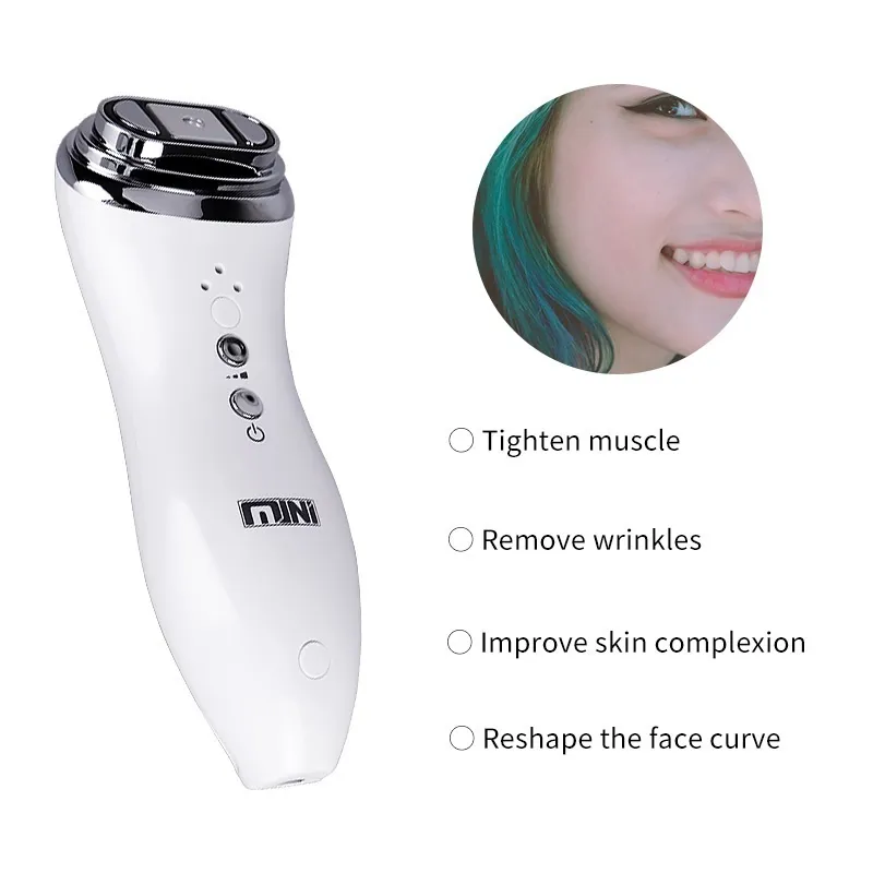 New Home Use Mini HIFU Ultrasound Anti-Aging Facial Skin Care Tighten Lifting Wrinkle Removal Beauty Machine