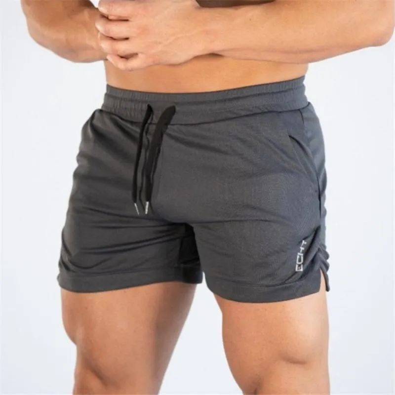 Män bodybuilding shorts joggers gym fitness crossfit träning sportkläder bottnar manlig casual snabb torr strand kort byxor