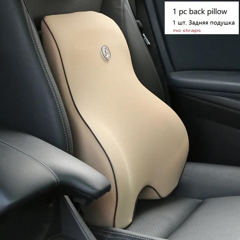 Auto Kissen Sitz Lordosenstütze Bürostuhl Low Back Pain Kissen Memory Foam  Schwarz Haltung Korrektur Auto Produkt Dropshipping T200629 Von 23,93 €