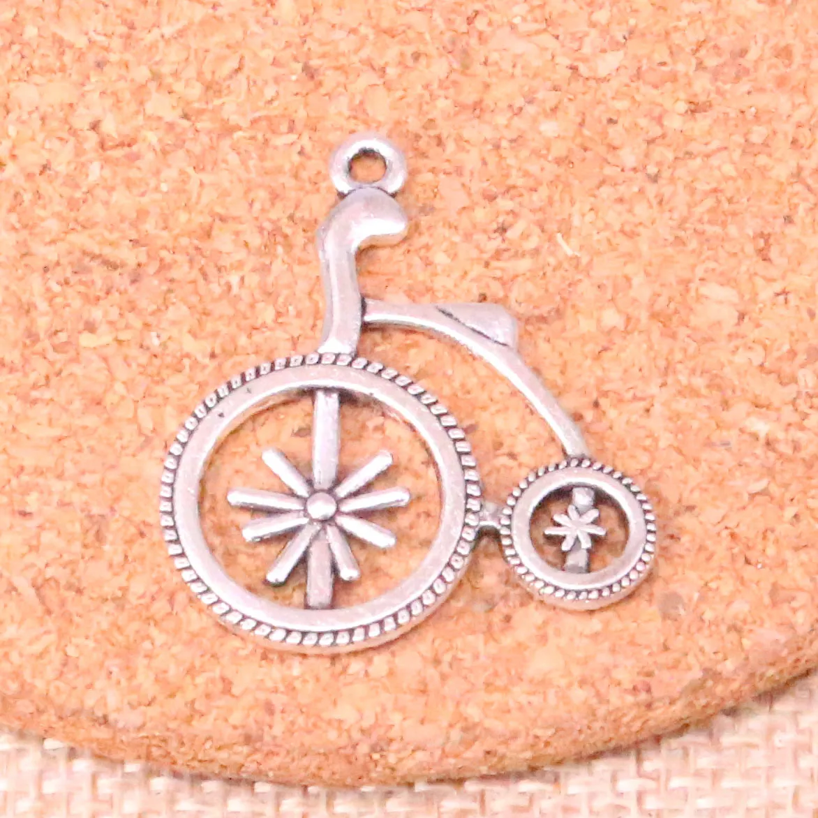 50pcs Charms mediaeval bike bicycle 27*31mm Antique Making pendant fit,Vintage Tibetan Silver,DIY Handmade Jewelry