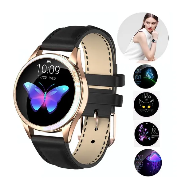 2019 Fashion KW10 Smart Watch Women IP68 Waterproof Heart Rate
