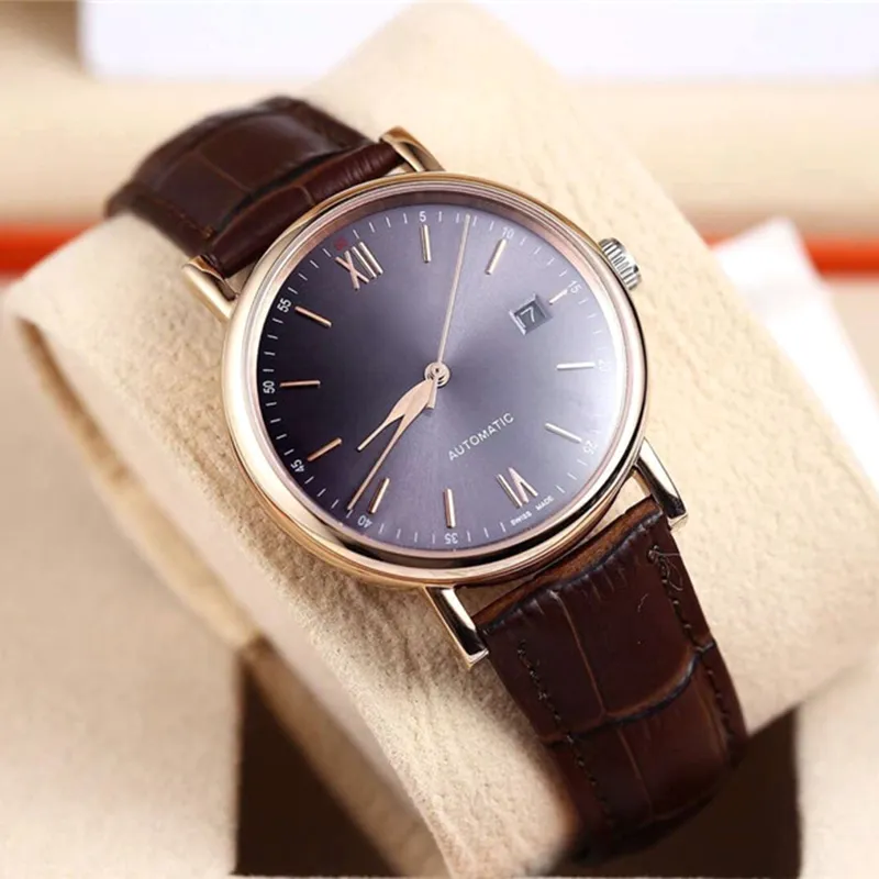Premium Automatic Watch: Sapphire Glass, Leather Strap Best