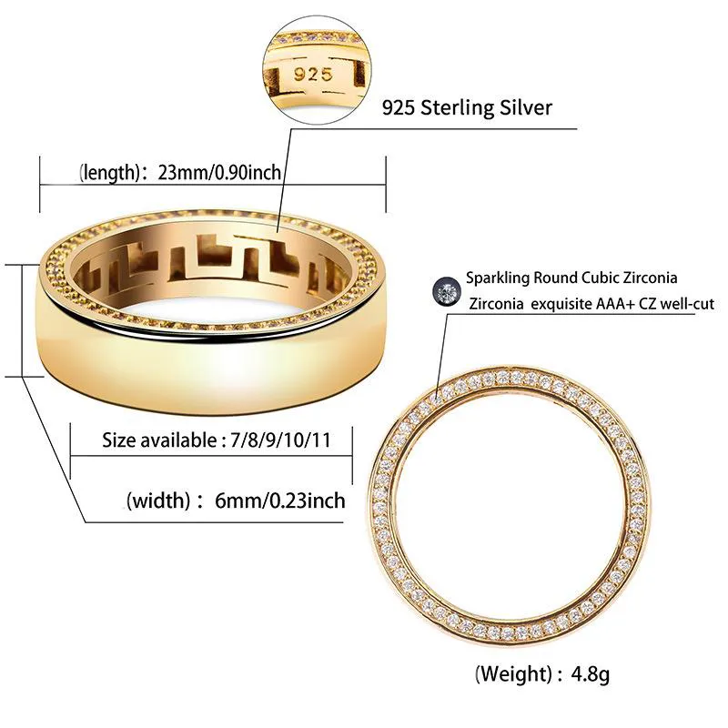 925 srebrne pierścienie dla par luksusowa projektant biżuterii ślubnej Kobiety moda moda hop pierścienia Jewellery247b