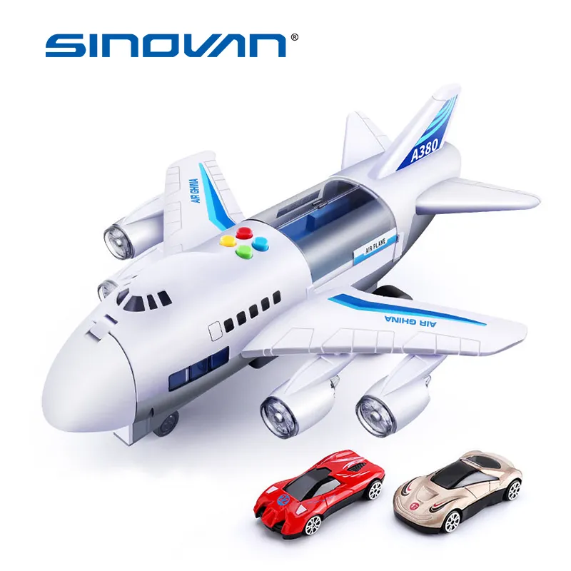Simulation Track Inertia Airplane Kids Toys Music Stroy Light Plane Diecasts & Toy Vehicles Passenger Plane Toy Car Boys Toys