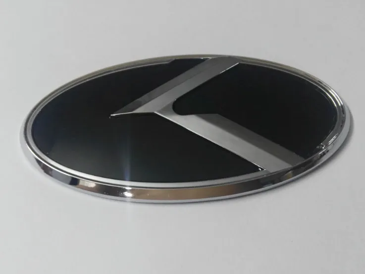 7PCSニューブラックKロゴバッジエンブレムfor Kia New Forte YD K3 2014 2015 Car Emblems 3D Sticker3142