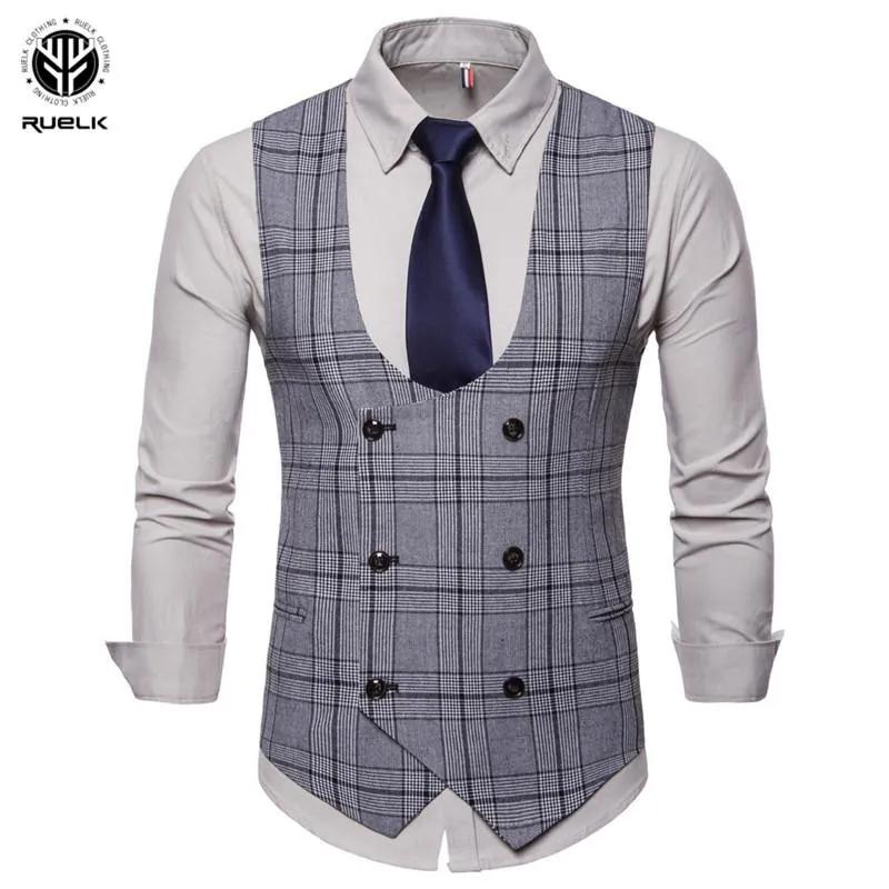 Suit Vests For Men, Casual Men Vest: Stylish U Shaped Formal