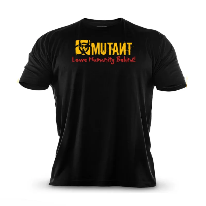 2019 Marke Männer T-Shirt Fitness Slim Fit Shirts Kurzarm Baumwolle Kleidung Mode Freizeit Oansatz MUTANT gedruckt T-Shirt MX200509