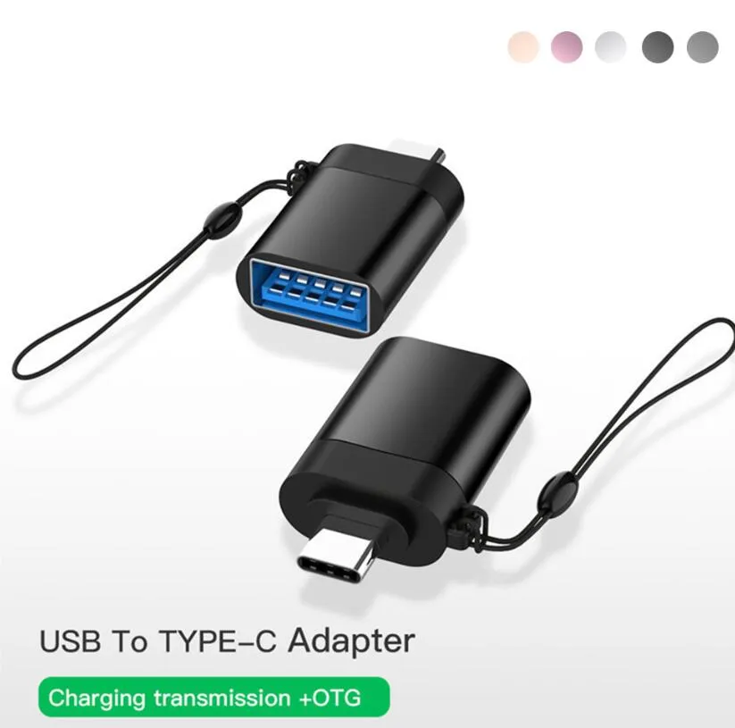 USB-C Male To USB 3.0 Female OTG Cable – 0.2m Short Sync & Charge Cable, Aluminum Connector