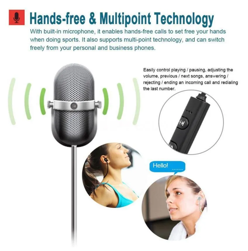 Newly Bluetooth Earphone Wireless Headphones Mini Handsfree