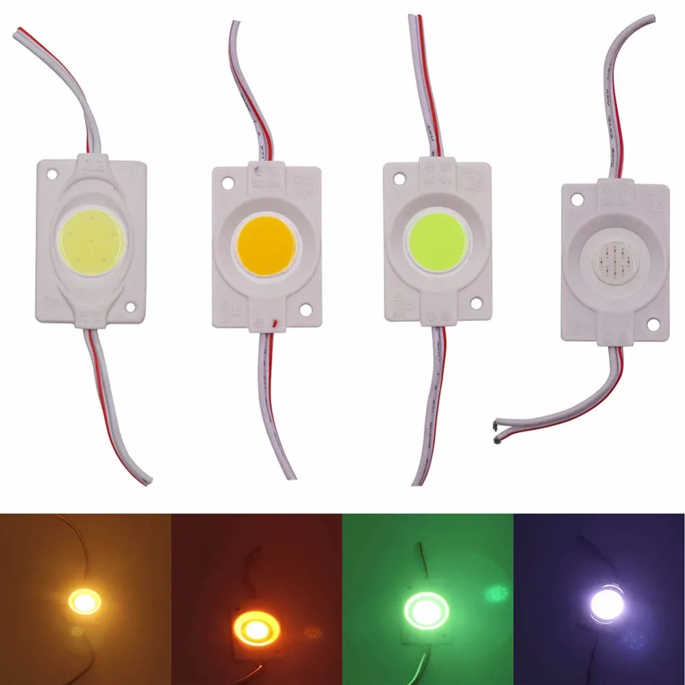 Module LED COB Super lumineux 3W, lumière publicitaire, étanche IP65, rétro-éclairage de signe, éclairage de lettre de canal