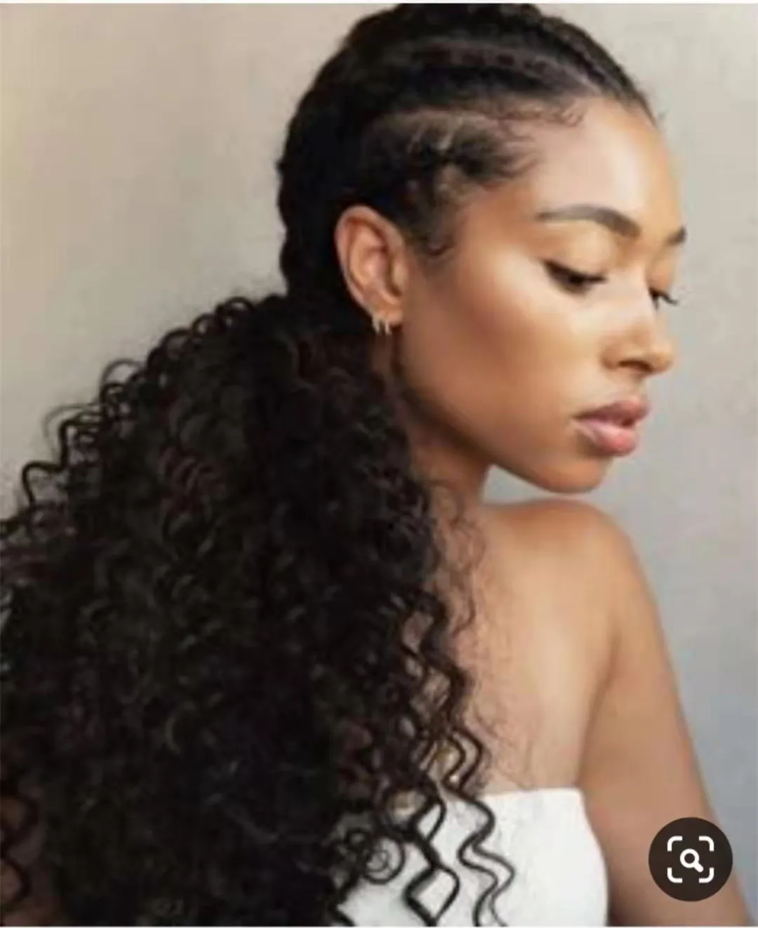 Extension de cheveux queue de cheval cordon de serrage de brazilian Afro noir naturel clip dans enveloppements kinky queue de cheval bouclés postiche 160g 1b