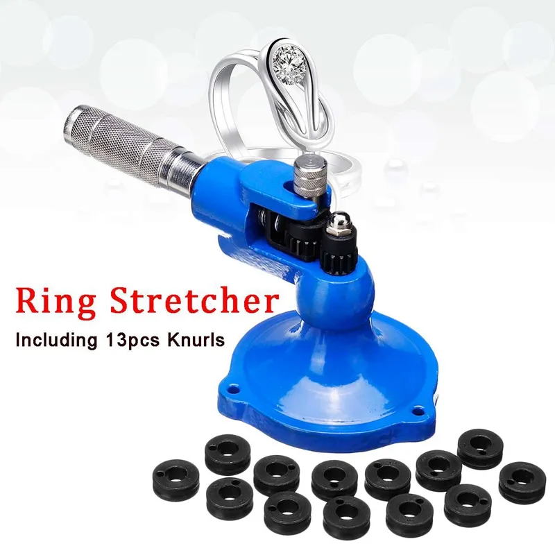 Jewelry Ring Stretcher Ring Expander Sizing Machine Roller Stone Set  Enlarger Tool 