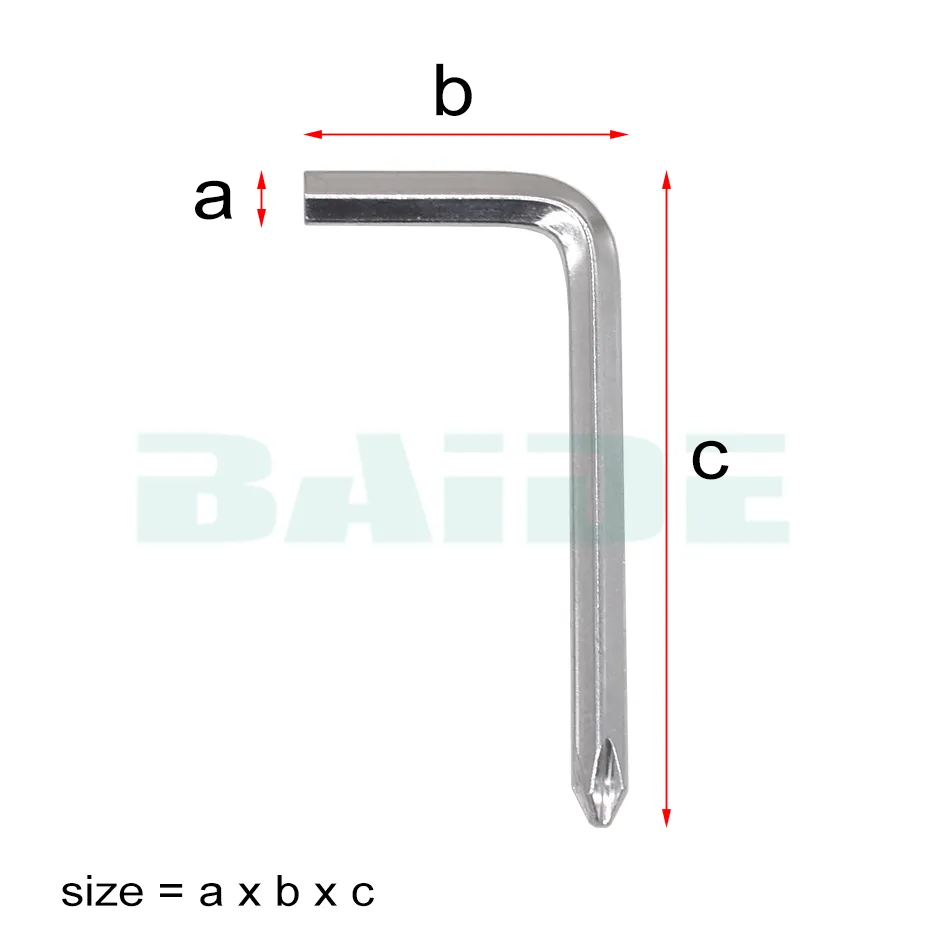 500 Piece Double Head Phillips Allen Key Wrench Set Screwdriver Spanner Hexagon L Key for Assembly Tools