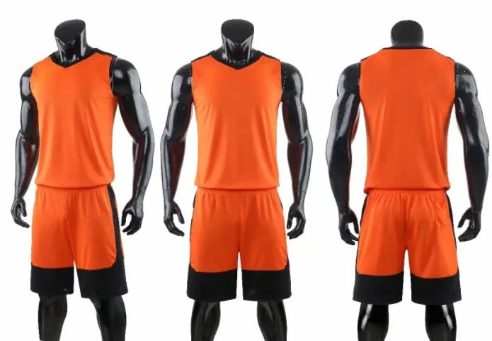 2019 Herren Mesh Performance Custom Shop Basketball-Trikots Maßgeschneiderte Basketball-Bekleidungssets mit Shorts Kleidung Männer Uniformen Kits Sport