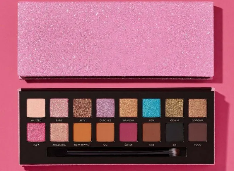 Frete grátis ePacket New Maquiagem Olhos Hot Marca Amrezy Eyeshadow Paleta 16 cores Shimmer Matte Sombra!