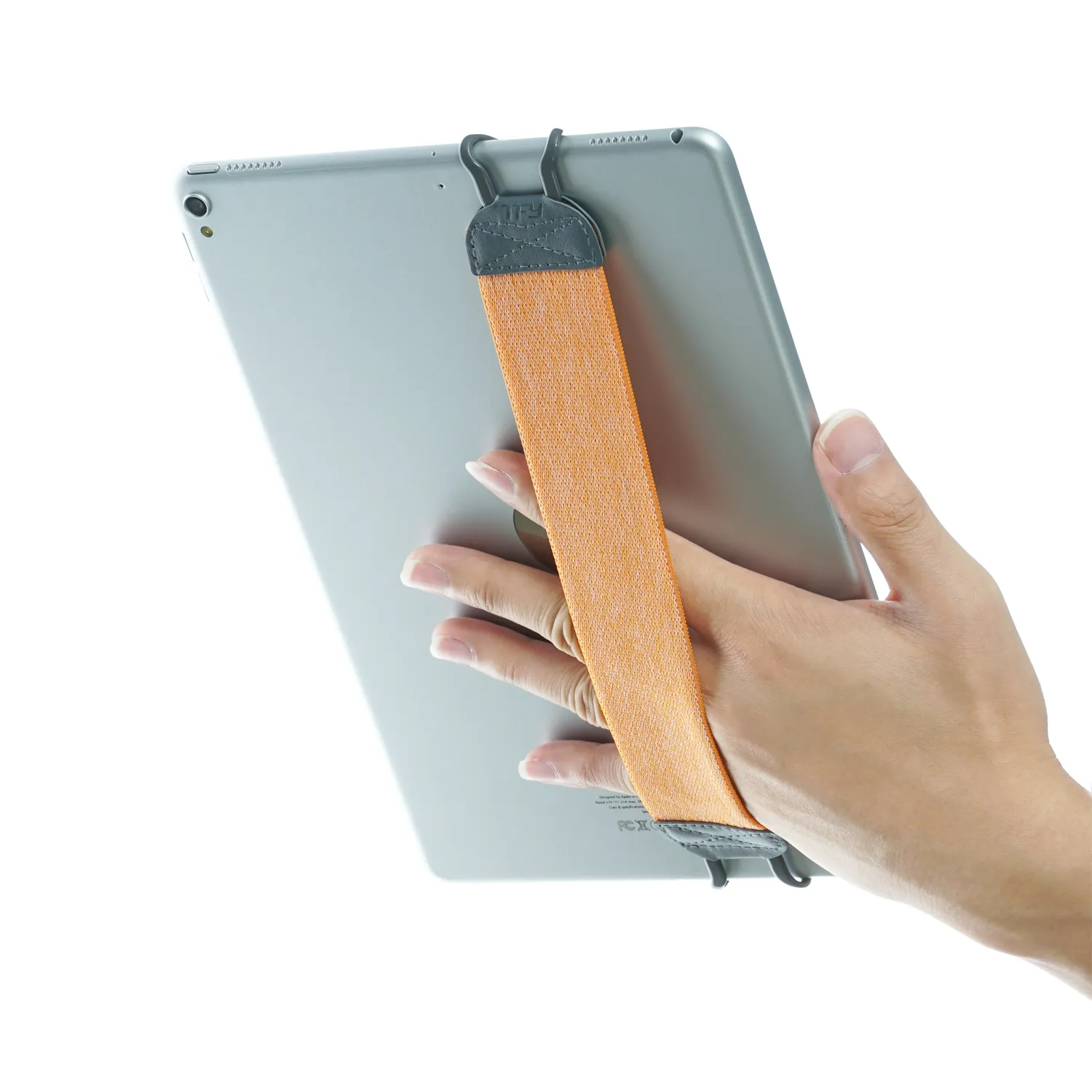 TFY Non-Slip Double Layer Elastic Hand Strap Holder Tablet Accessories for iPad / Samsung Galaxy Tab & Note - Orange
