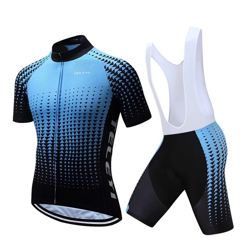 teleyi Maglie da ciclismo Set Abbigliamento da mountain bike Abbigliamento sportivo Abbigliamento da ciclismo per bicicletta da corsa Maillot Ropa Ciclismo