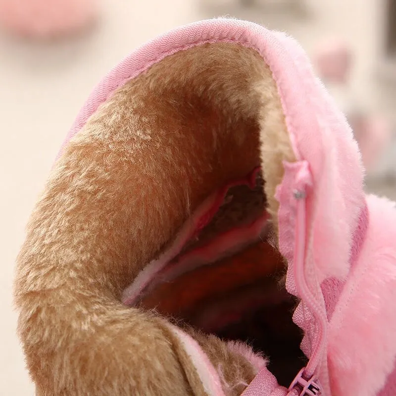 Winter Infant Winter Boots For Toddler Girls And Boys Warm Plush Mid Calf Suede Non Slip Fashionable Russia Fur Design From Breadfruiter 23.14 DHgate.Com