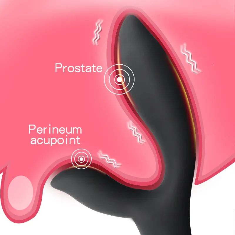 16 vitesses puissant masseur de prostate godemichet anal pour le vagin stimuler les jouets sexuels anaux masturbateur masculin produits intimes Y191028