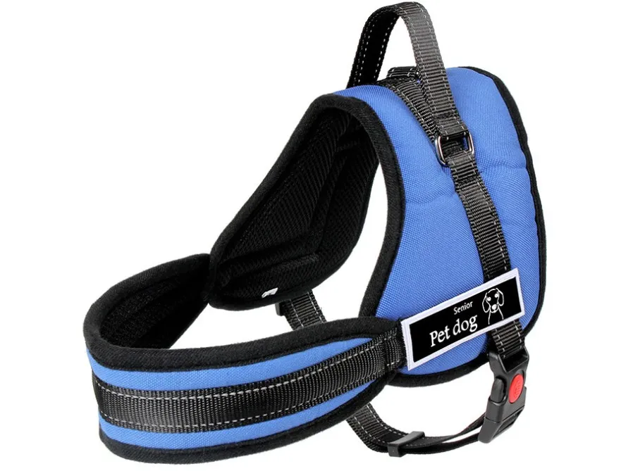 Soft Padded Nylon Tracking Harness For Dogs For Medium To Large