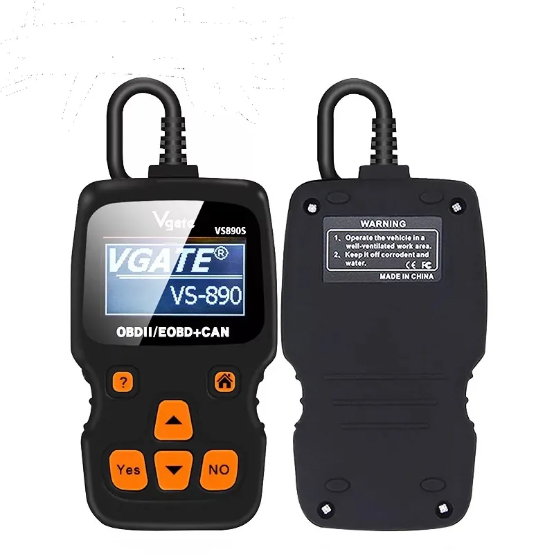 O mais novo Scanner de diagnóstico VGATE vS890S OBD2 VS890 VGATE Scan Tool vs 890 CAN-Bus Multi-Languages ​​Code Reader