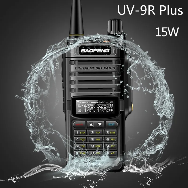 2020 Baofeng UV 9R Plus 15w Waterproof Walkie Talkie High Power CB Ham 20KM Long Range UV9R