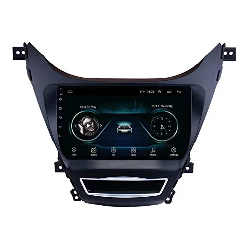 Android 9 Zoll HD Touchscreen Auto-Videoradio GPS-Navigation für 2012–2014 Hyundai Elantra mit Bluetooth-Multimedia-Player