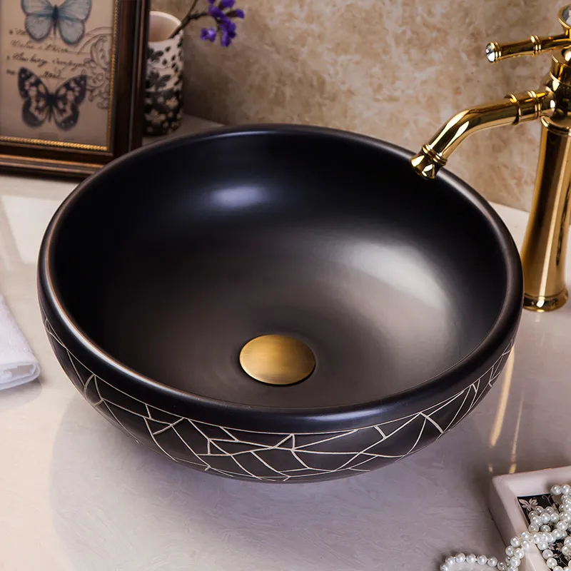 Round wash hand shop basin