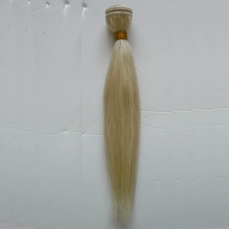 Straight Brasilian Hair Weave Bundlar 1pcs Remy Mänskliga hårbuntar 8 "-30" Non Remy Hair Buntles