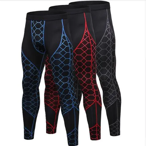 spodnie treningowe spodni do joggingu mężczyzn gym legginsy kompresyjne bieliznę homme fitness spodni sportowy sporty spodnie czarne spodni 270s