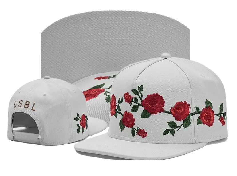 Cayler Sons Snapback Caps CSBL Rose Fleur Baseball Chapeaux Chapeau Réglable Cayler Sons Snapbacks Casquette Gorras chapeau Trust Wave hommes femmes