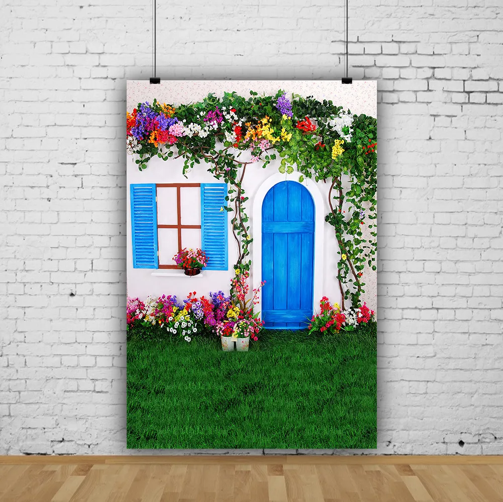 Buy 8x8ft Spring Garden Photography Backdrop Yard Fence Photo Studio  Background Meadow Street Lamp Flowers Kid Child Baby Lovers Girl Portrait  Seamless Photoshoot Props Video Drape Wallpaper Online at Low Price in