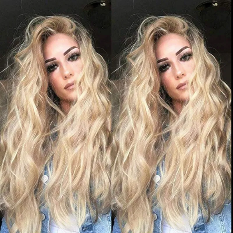Perruque discount blonde bouclé