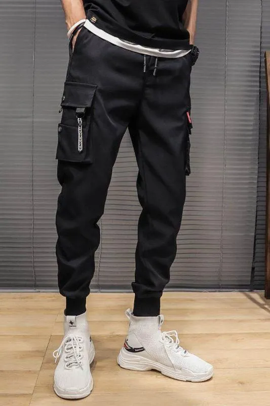 Versi n 2020 nuevos pantalones de los hombres coreana de la tendencia del oto o nuevos Joker nacionales nueve pantalones deportivos punta suelta