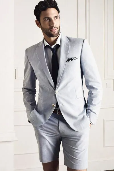 Summer wedding suits best sale shorts