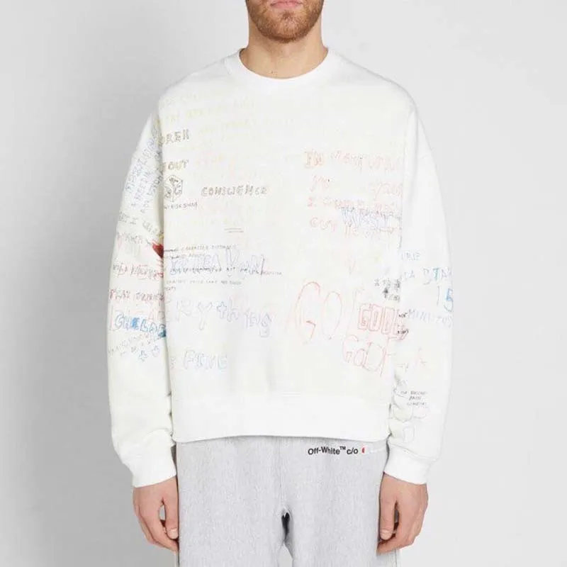 Wholesale West Coast Season5 X EDR Calabasas Hand Held Doodles Oversized Sweater Women Loose Fit Hip Hop Streetwear Sport Sweartshirt In M XL HFLSWY084 From Qiufen11 70.48 DHgate.Com