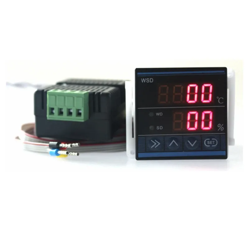 Freeshipping New (48*48mm) Digital Temperature Humidity Controller Thermostat Humidity Control TDK0348LA with 3m wire Free shipping
