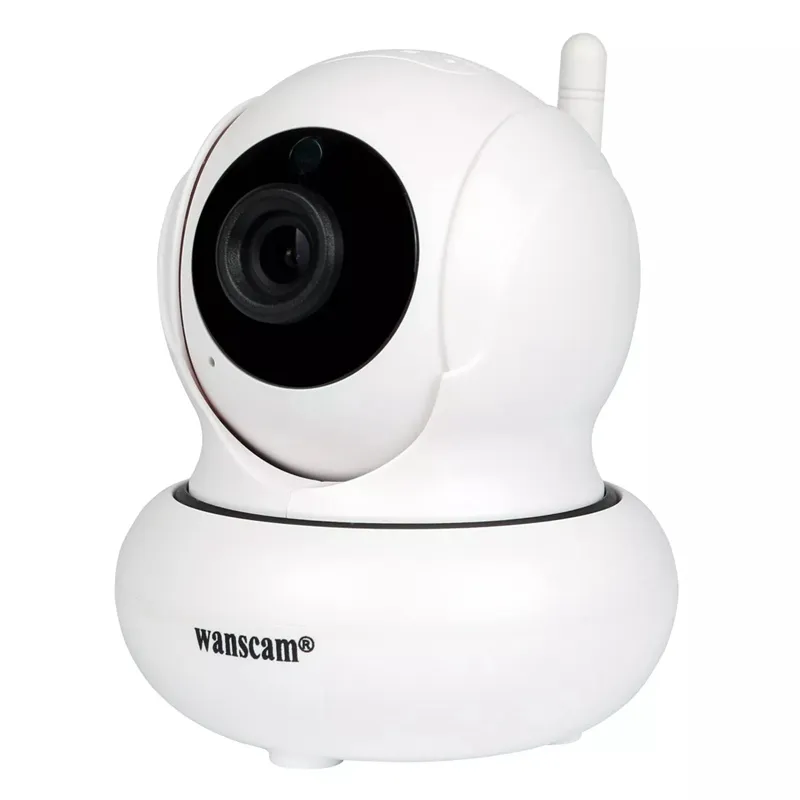 Wanscam HW0021 720P Trådlös IP-kamera Wi-Fi Infraröd Pan / Tilt Säkerhetskamera Tvåvägs Audio Night Vision med TF-kortplats - US-kontakt