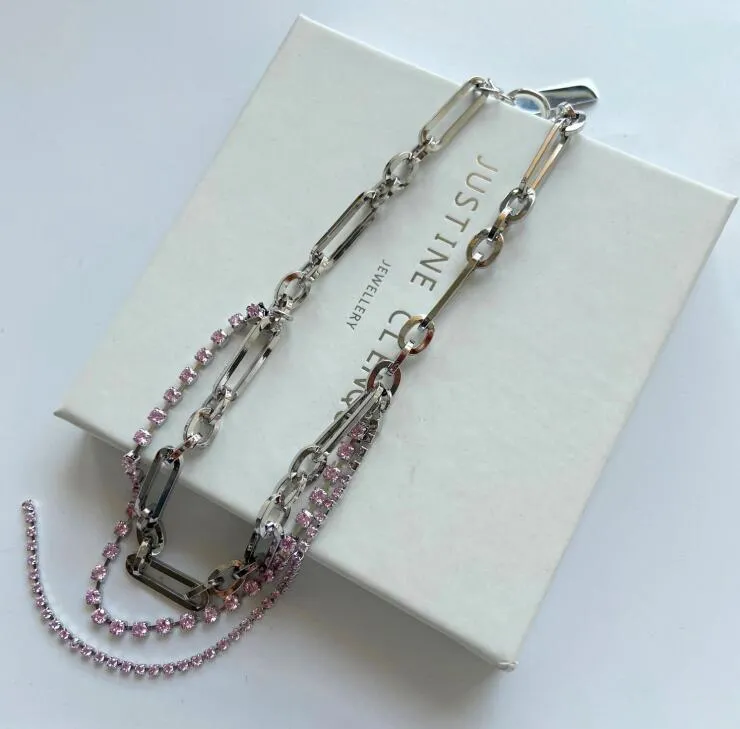 Justine clenquet brass elegant clearance style necklaces & pendants