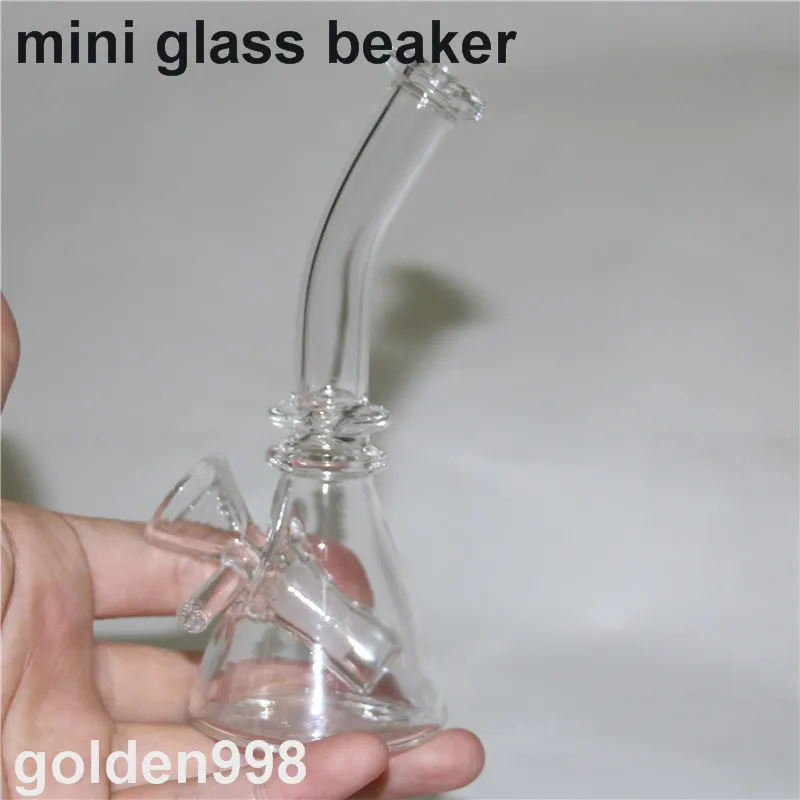 hookahs 4.72 Inch glass Oil Burner Bong Water Pipes with 10mm Male Thick Pyrex