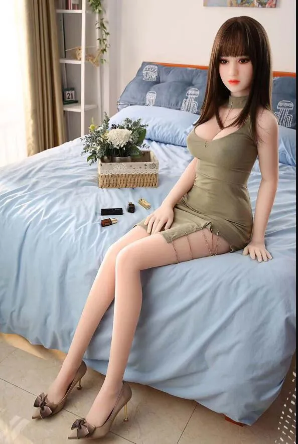 Real sex doll 165cm silicone love doll Japanese rubber women half solid adult toys for men sex masturbation