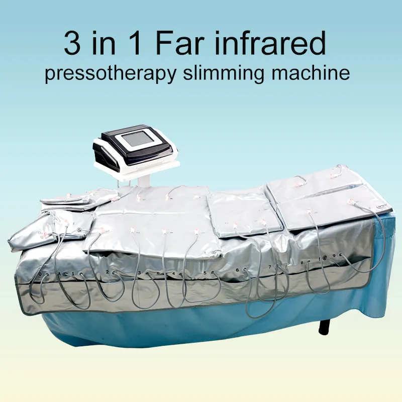 Fabrikpreis!!! 3 in 1 Mikrostrom-Infrarot-Pressotherapie Pressoterapia Lymphdrainage Detox Presoterapia Maschine Schlankheits-Schönheitsmaschine