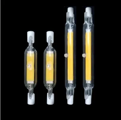 R7S LED 118mm 78mm Dimmable COB Lamp Bulb Glass Tube 10W 20W Replace Halogen Lamp Light AC 220V 110V R7S Spotlight